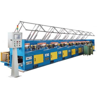 Straight line wire drawing machine